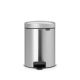 Brabantia Pedal Bin NewIcon 5L - Fingerprint Proof Matt Steel