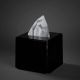 AcryLuso Square Tissue Box -Black
