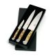 Guede Alpha Olive Knife Set, 3-Piece