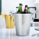 Sterling Stainless-Steel Champagne Bucket With Deer Head Handle