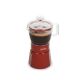 La Cafetière Verona Glass Espresso Maker, 6-Cup - Red