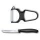 Victorinox Swiss Classic Paring + Peeler Set, 2pc - Black