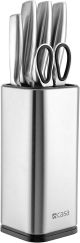 Casa Palermo Stainless Steel Knife Block Set, 6pc