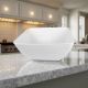 Verge Ceramic Square Salad Bowl 25x25x10cm