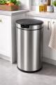 Verge Smile Sensor Trash Bin Without Bucket 30L - Stainless Steel