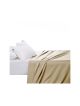 Egyptian Cotton Flat Sheet 400 Thread Count (Stone, King)