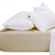Egyptian Cotton Fitted Sheet 600 Thread Count (White, Queen 152x190x40)