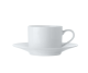 Maxwell & Williams White Basics Straight Cup & Saucer 250ml