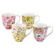 Maxwell & Williams Enchantment Coupe Mug 380ml Set of 4