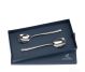 Nicolson Russell Buddha Mirror Salad Servers 2pc