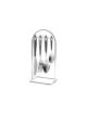Table Pride Essentials Teardrop Hanging Cutlery Set, 24pc