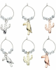 BarCraft Tropical Wine Charms 6pc